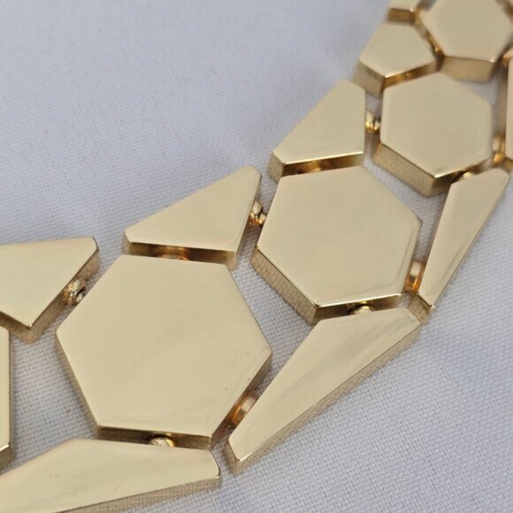 BCBG Maxazria Gold Tone Chunky Chain Necklace - Picture 2 of 6